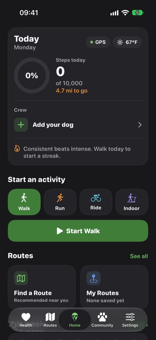 Home, Crew Add your dog