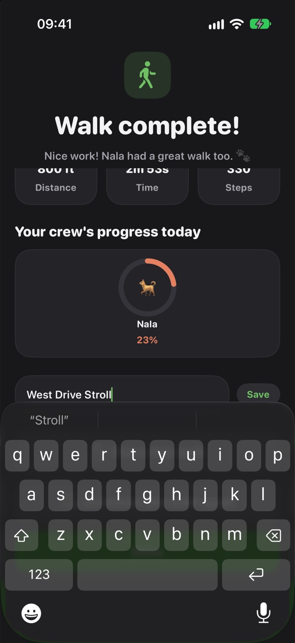 route name prompt